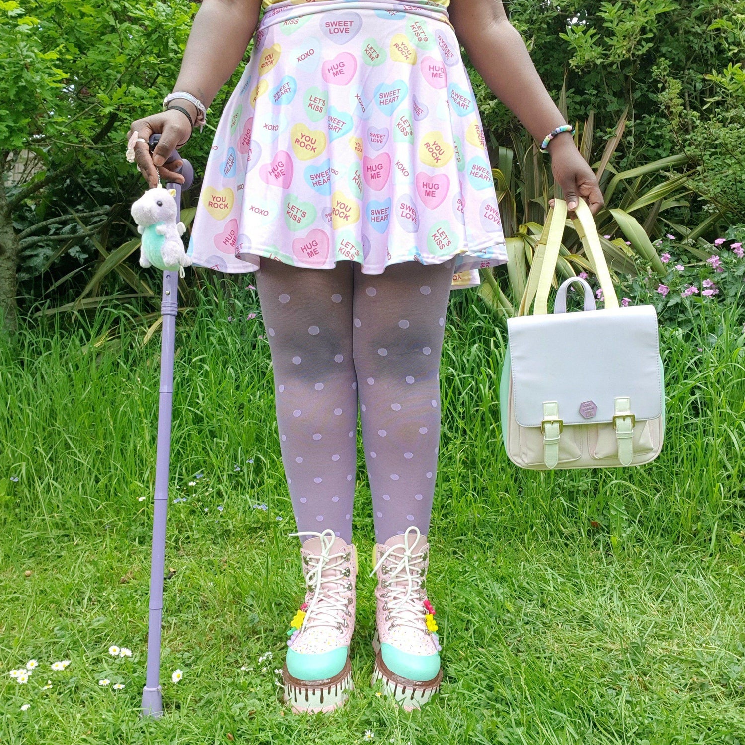 40 Denier Polka - Cassis de Violet - Snag