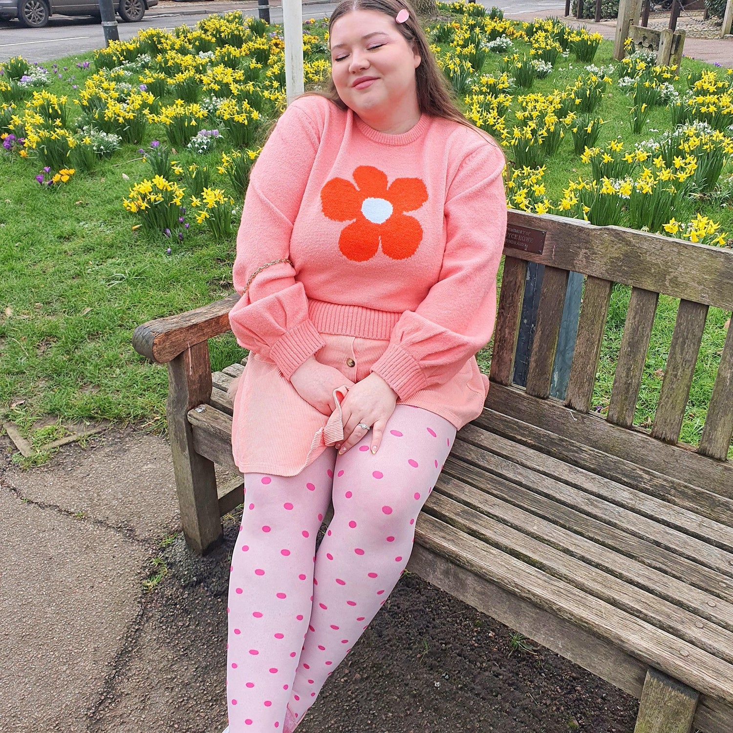 40 Denier Polka - Shortcake - Snag