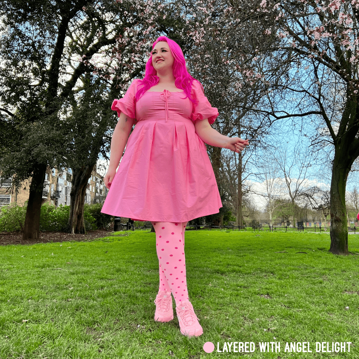 40 Denier Polka - Shortcake - Snag