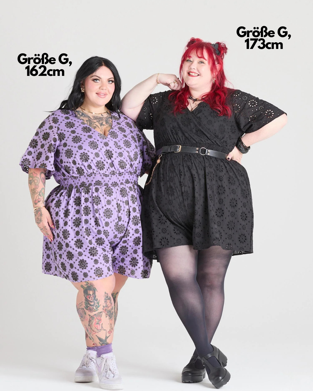 Broderie Anglaise Playsuit - Black