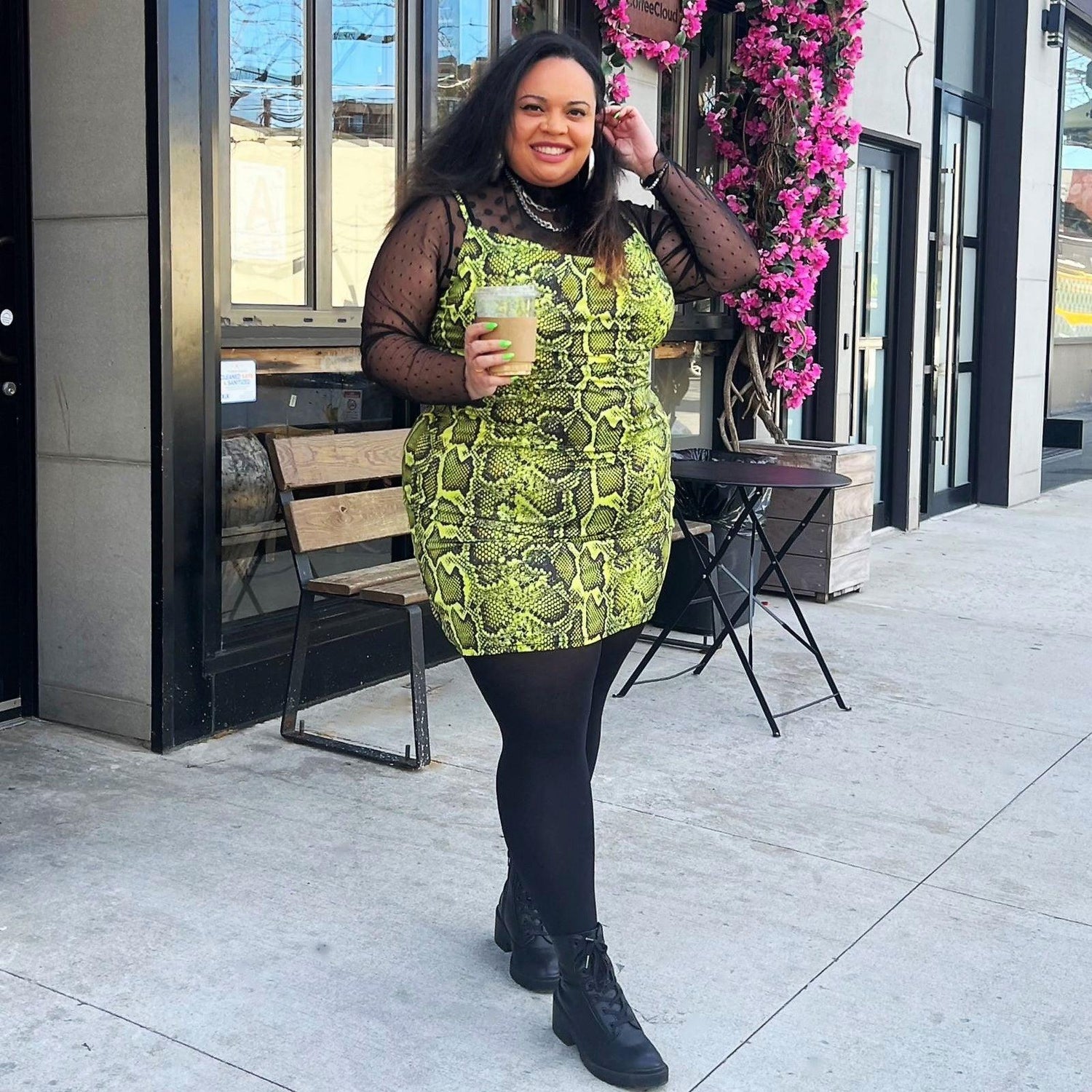 60 Denier Recycled Tights - Black - Snag