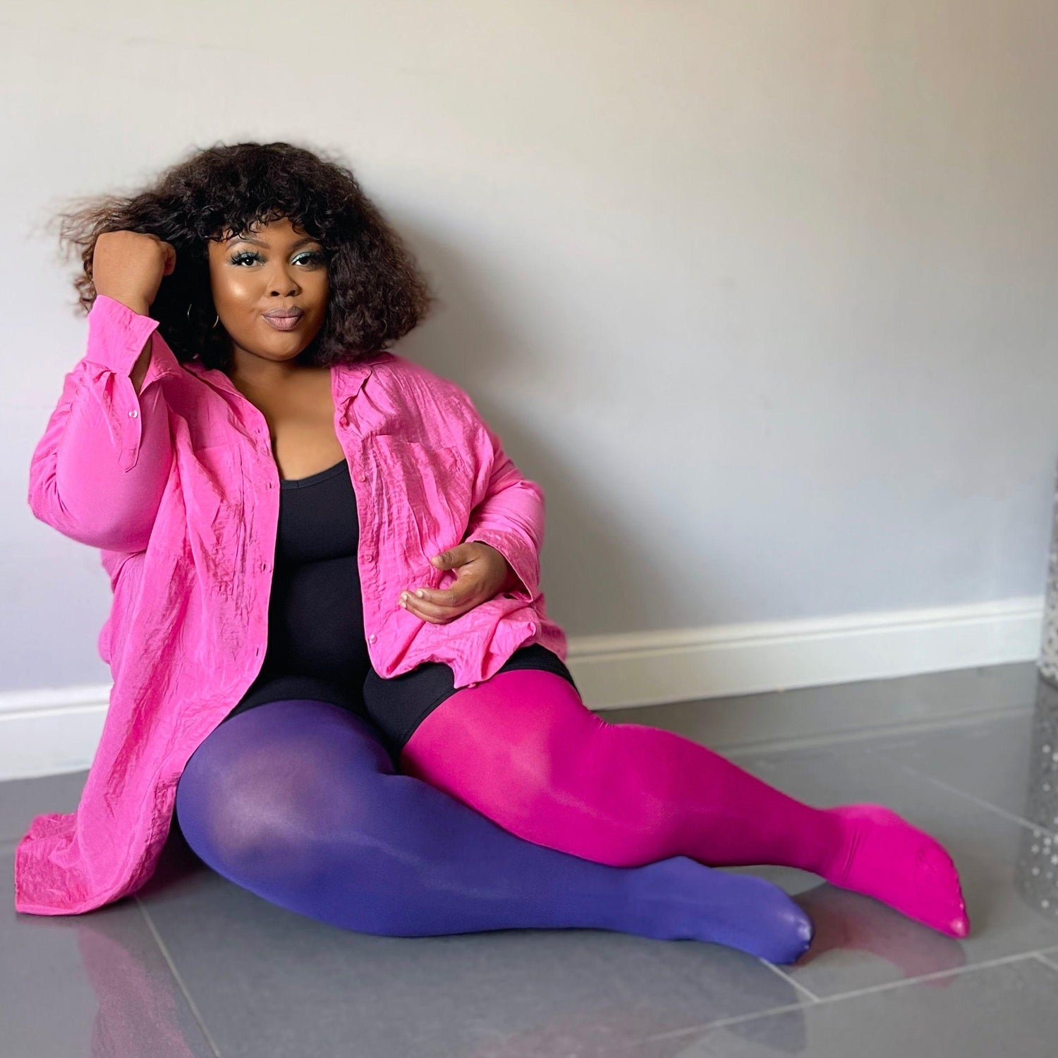 80 Denier Duo Tights - Suffragette Pie - Snag