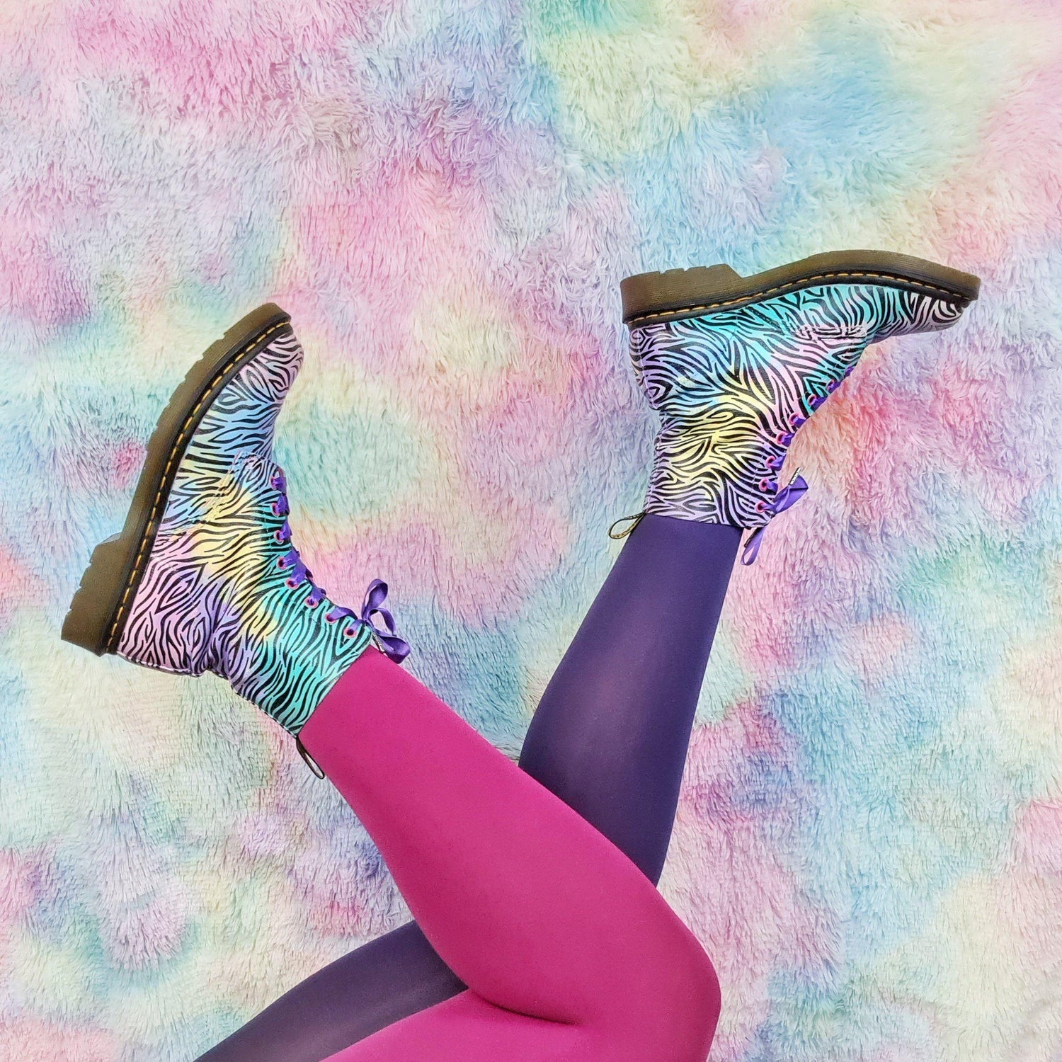 80 Denier Duo Tights - Suffragette Pie - Snag