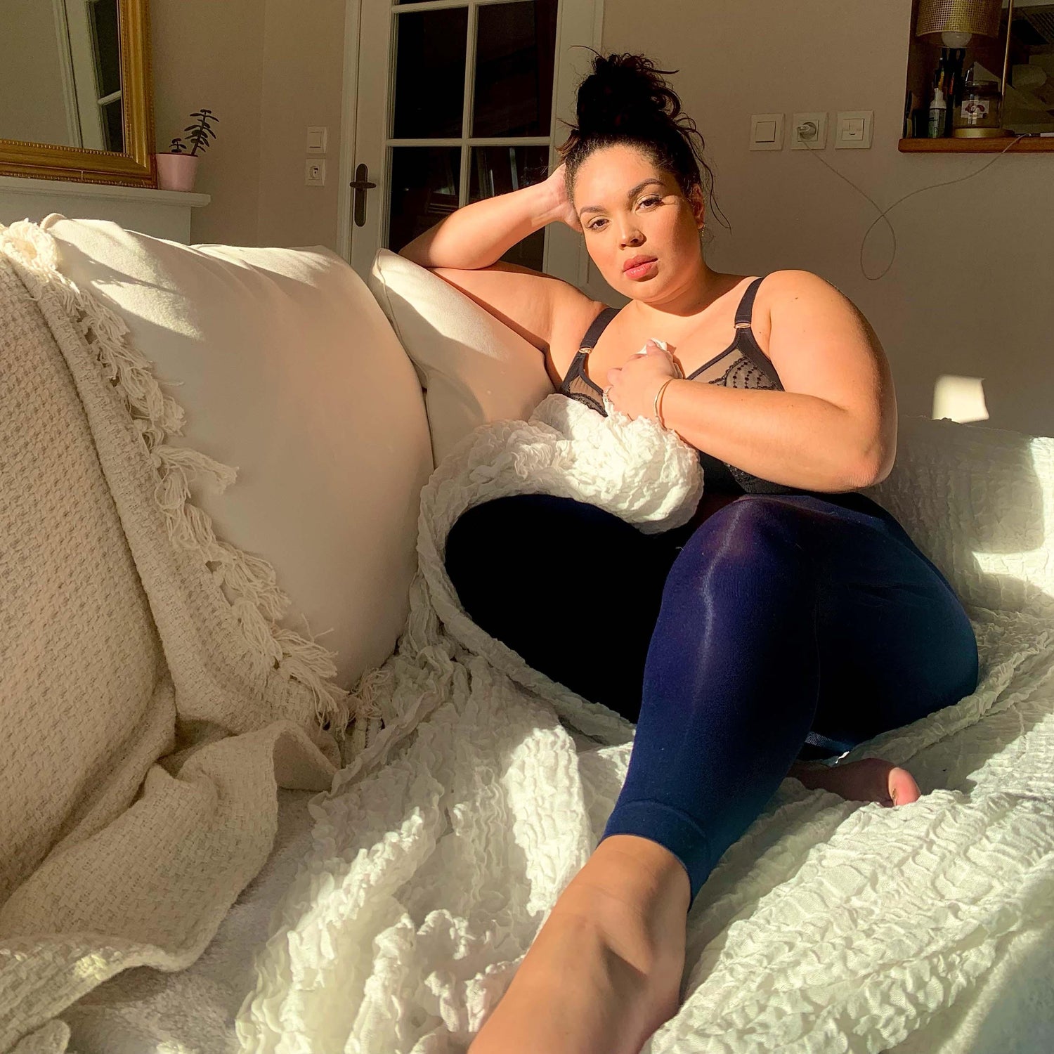 Core Tights - 80 Denier Footless Tights - Navy