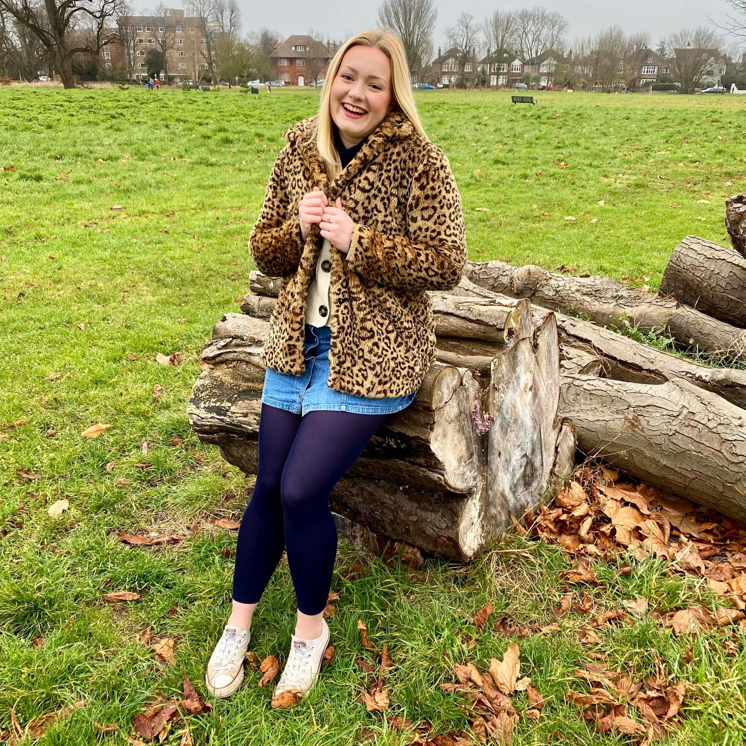 Core Tights - 80 Denier Footless Tights - Navy