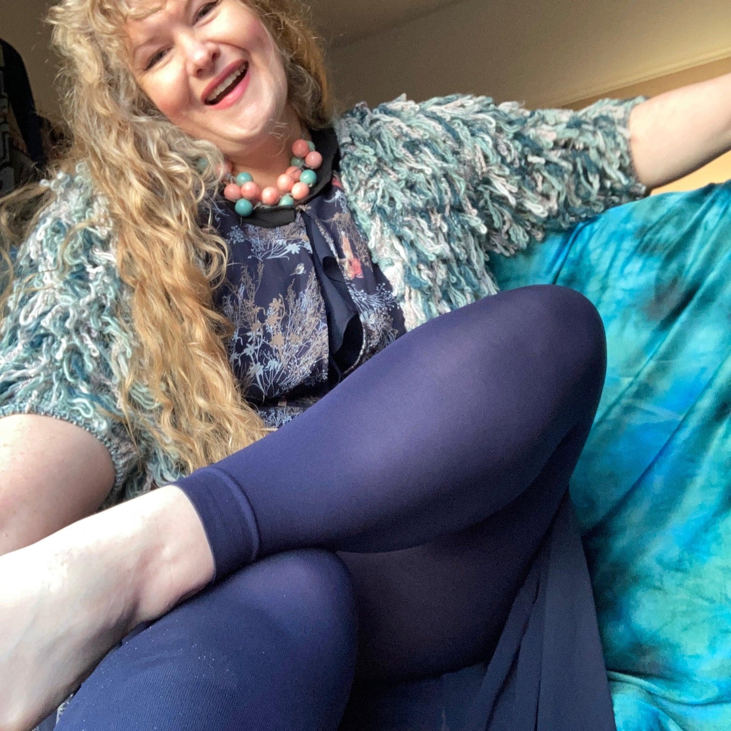 Core Tights - 80 Denier Footless Tights - Navy