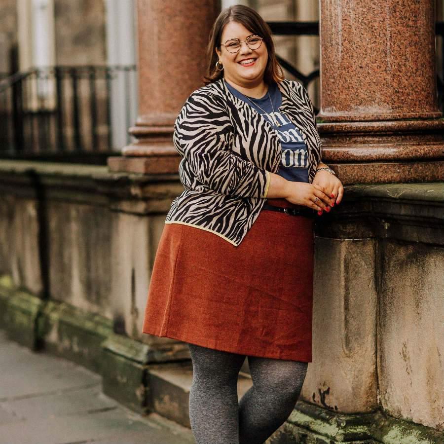 80 Denier Marl Tights - Rainy Day - Snag