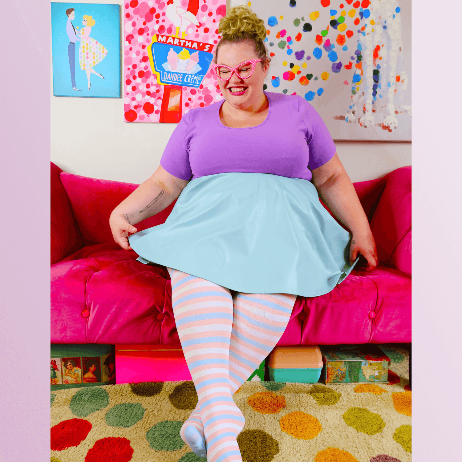 80 Denier Tights - Pride - Laverne - Snag