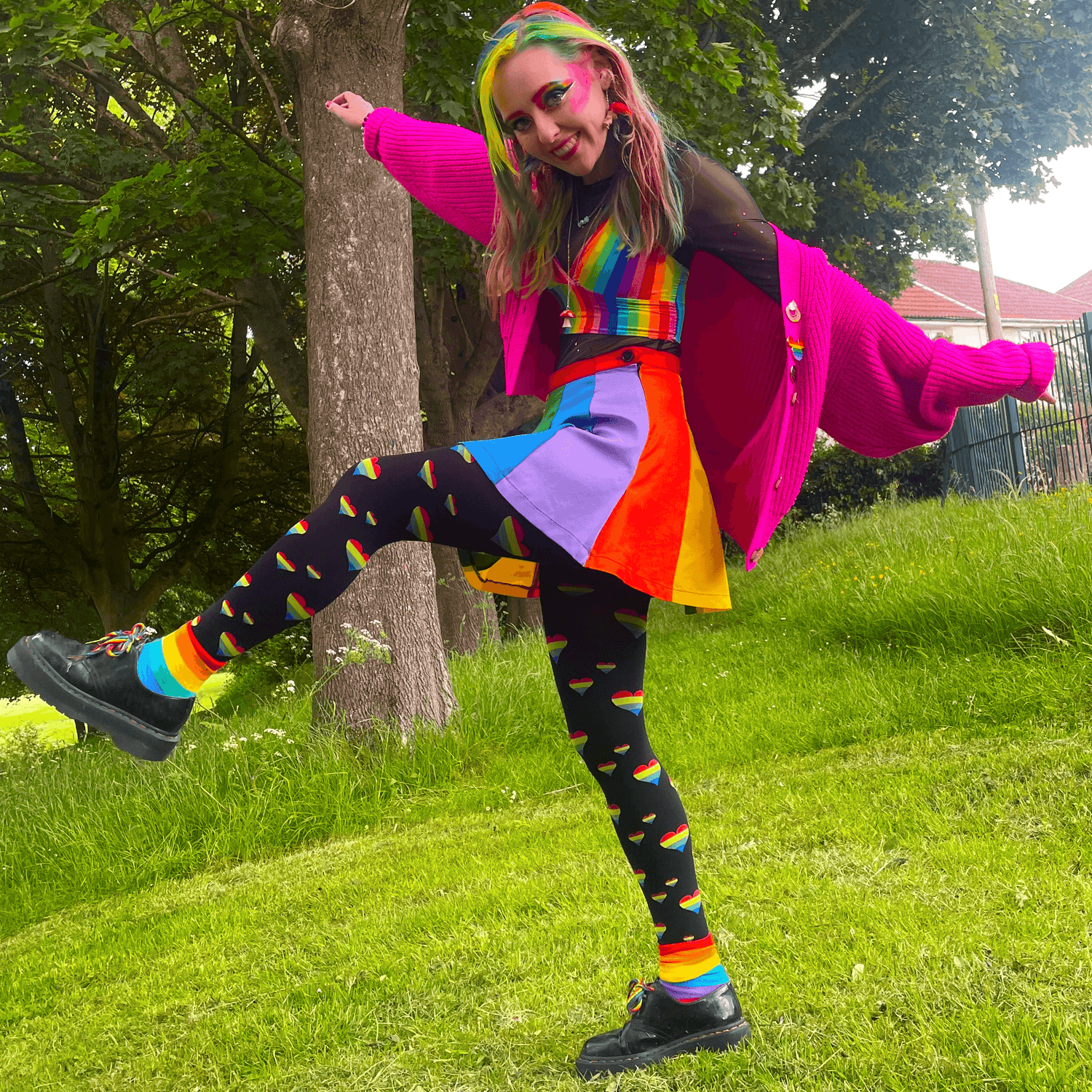 80 Denier Tights - Pride - Love is Love - Snag