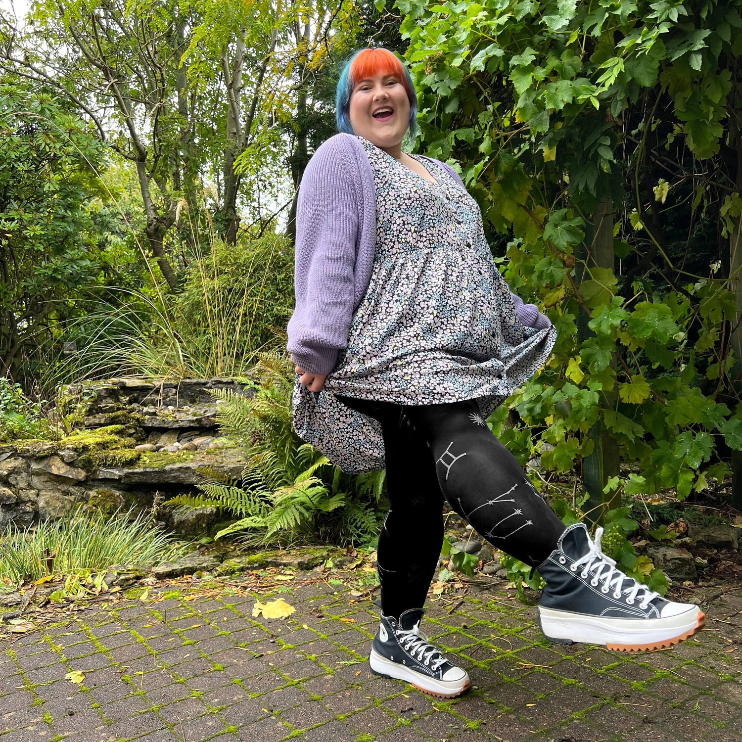 80 Denier Zodiac Tights - Gemini - Snag