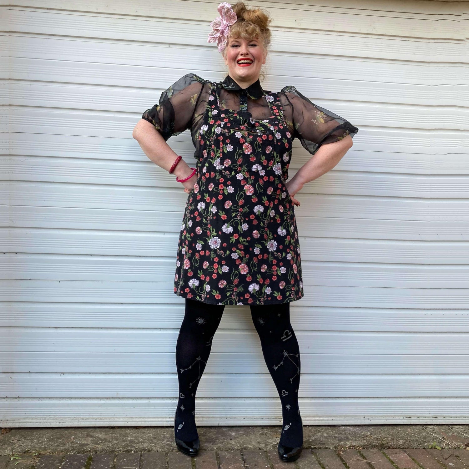 80 Denier Zodiac Tights - Libra - Snag