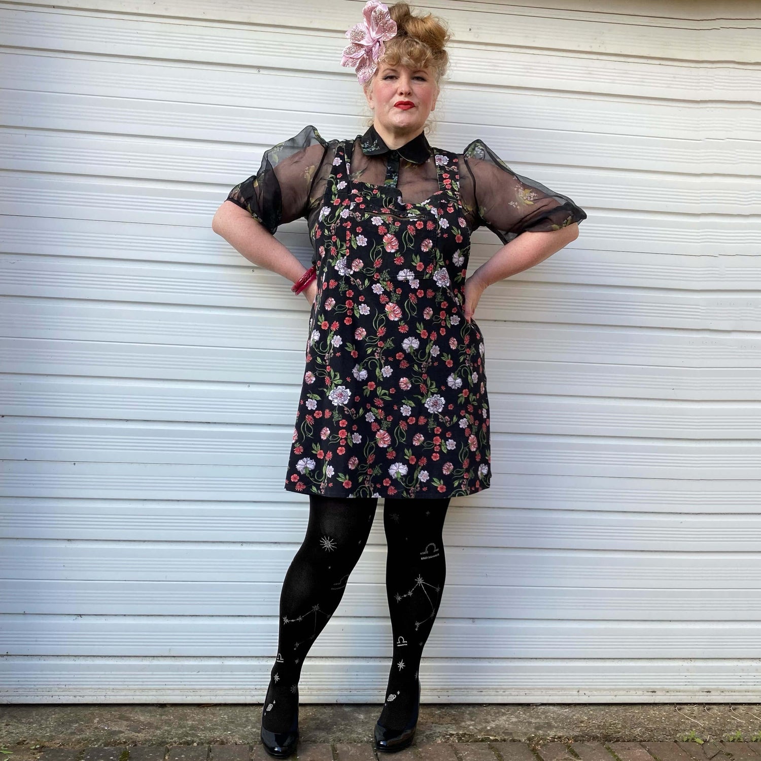 80 Denier Zodiac Tights - Libra - Snag