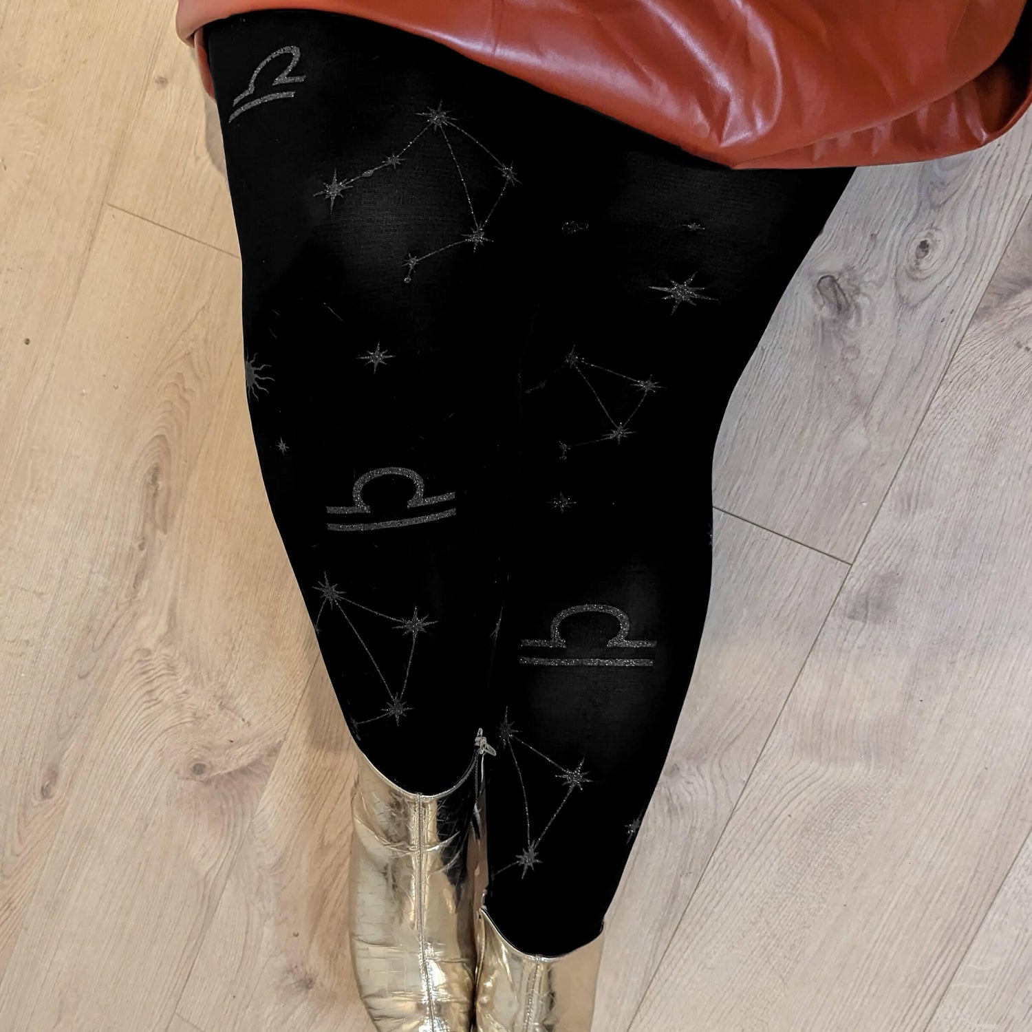 80 Denier Zodiac Tights - Libra - Snag