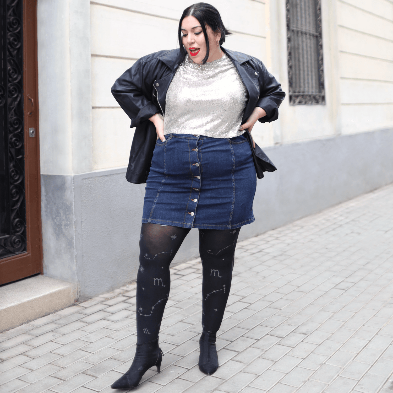 80 Denier Zodiac Tights - Scorpio - Snag