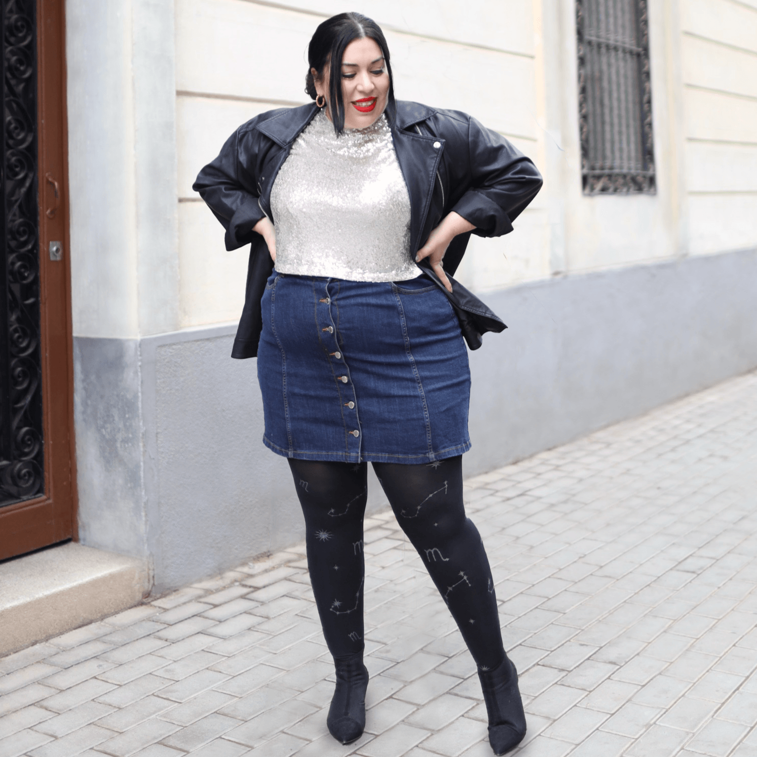 80 Denier Zodiac Tights - Scorpio - Snag