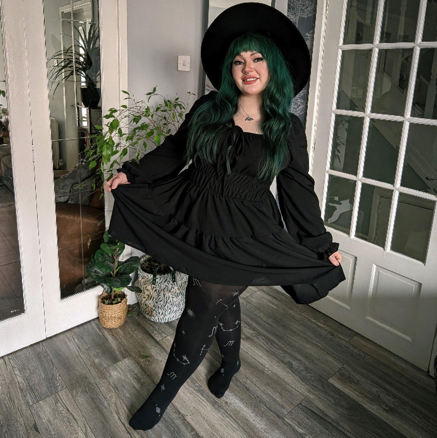 80 Denier Zodiac Tights - Scorpio - Snag