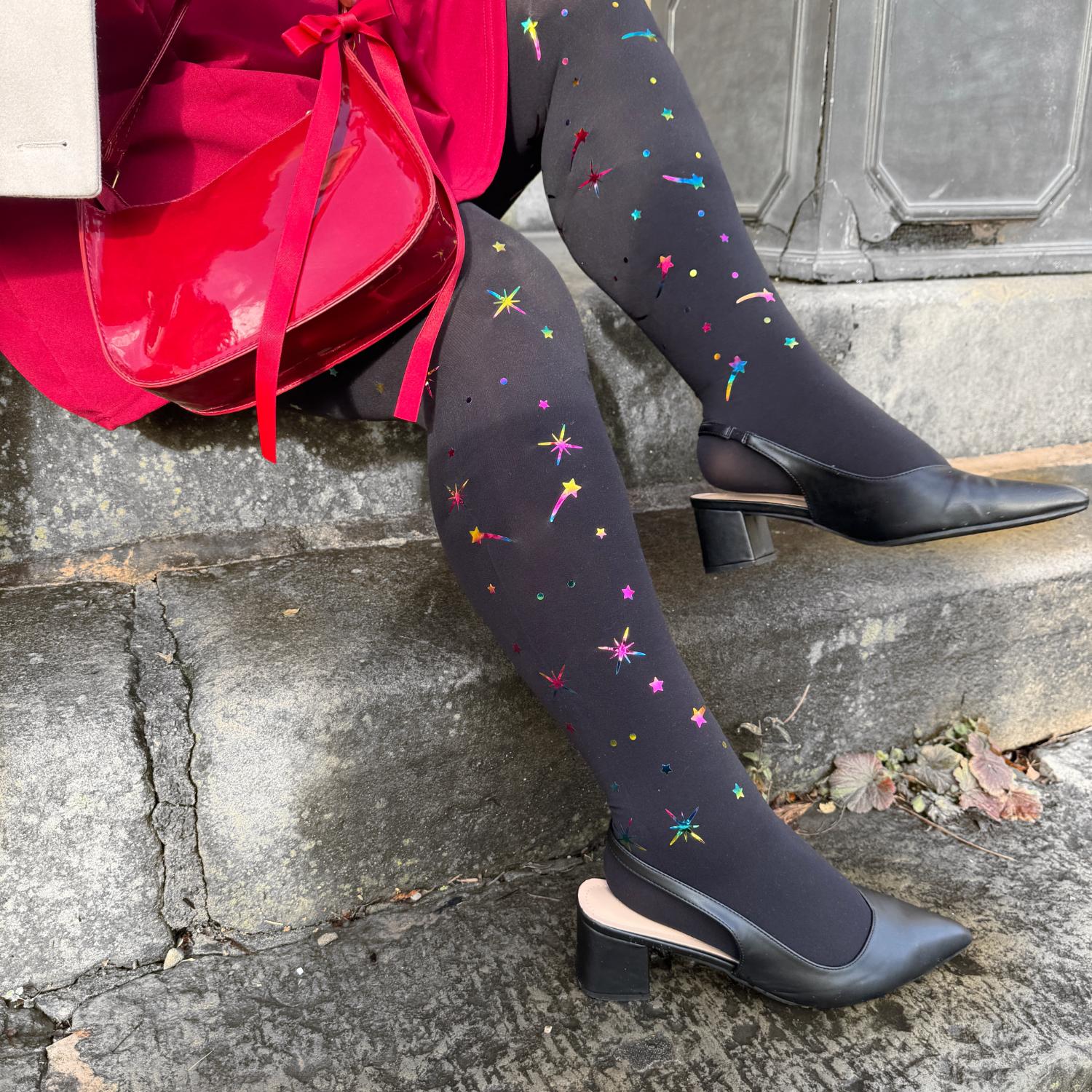 80 Denier Opaque Tights - StarFall