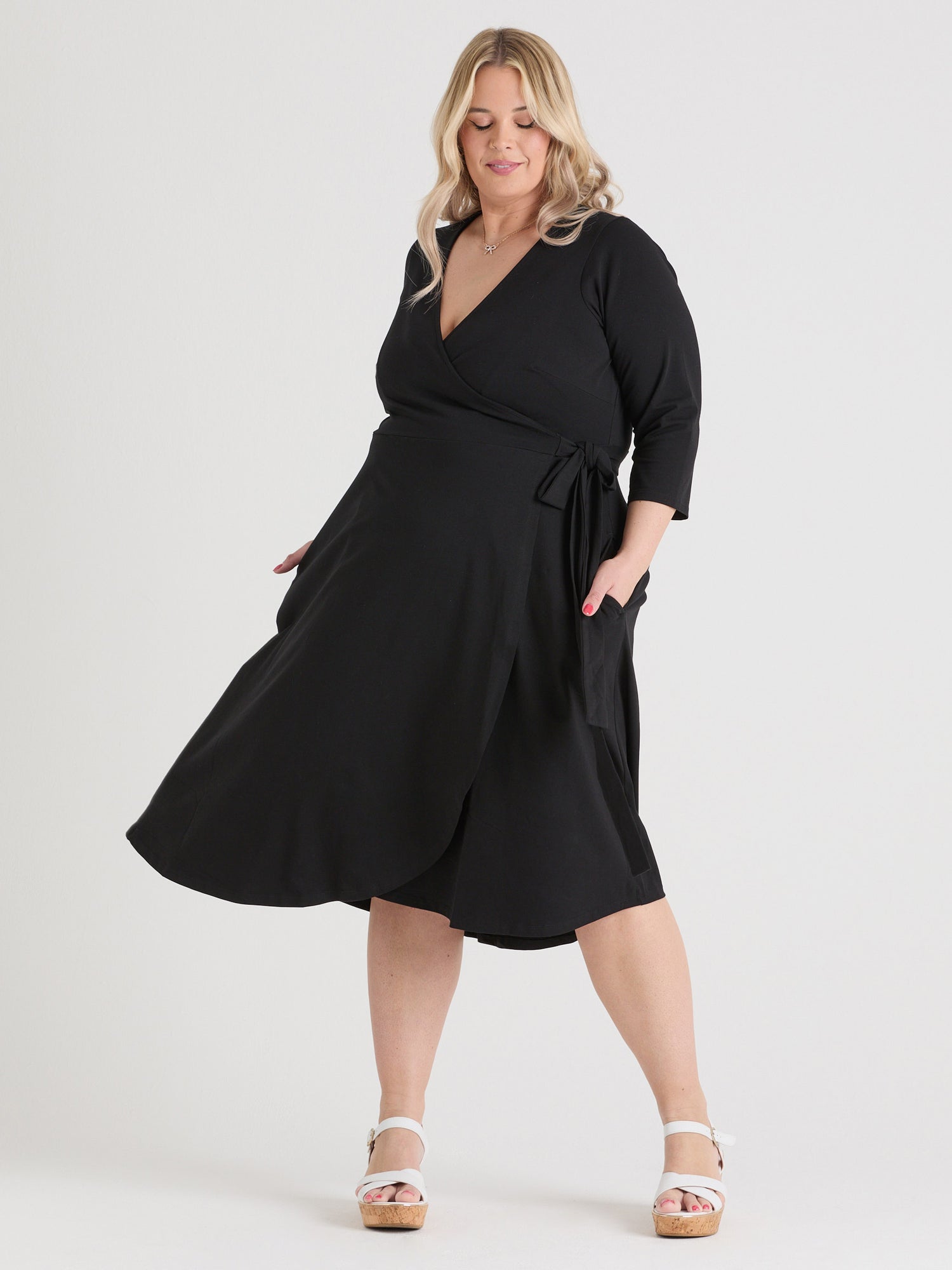 Wrap Dress - Black