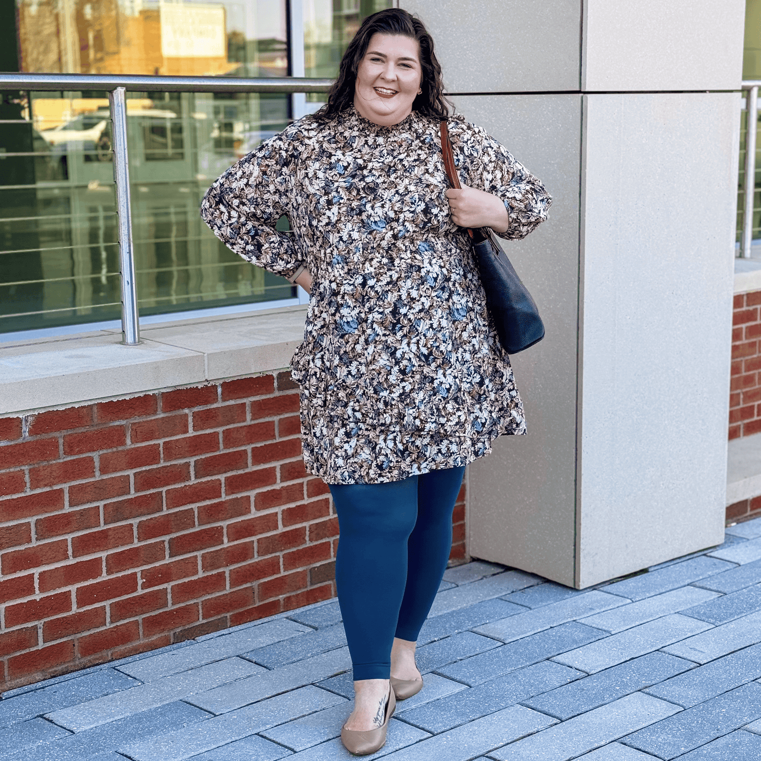 90 Denier Footless Tights - Bone China