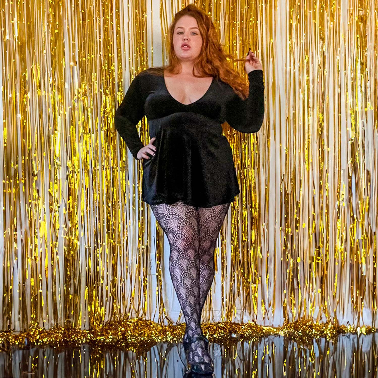 Drop The Ball Fishnets