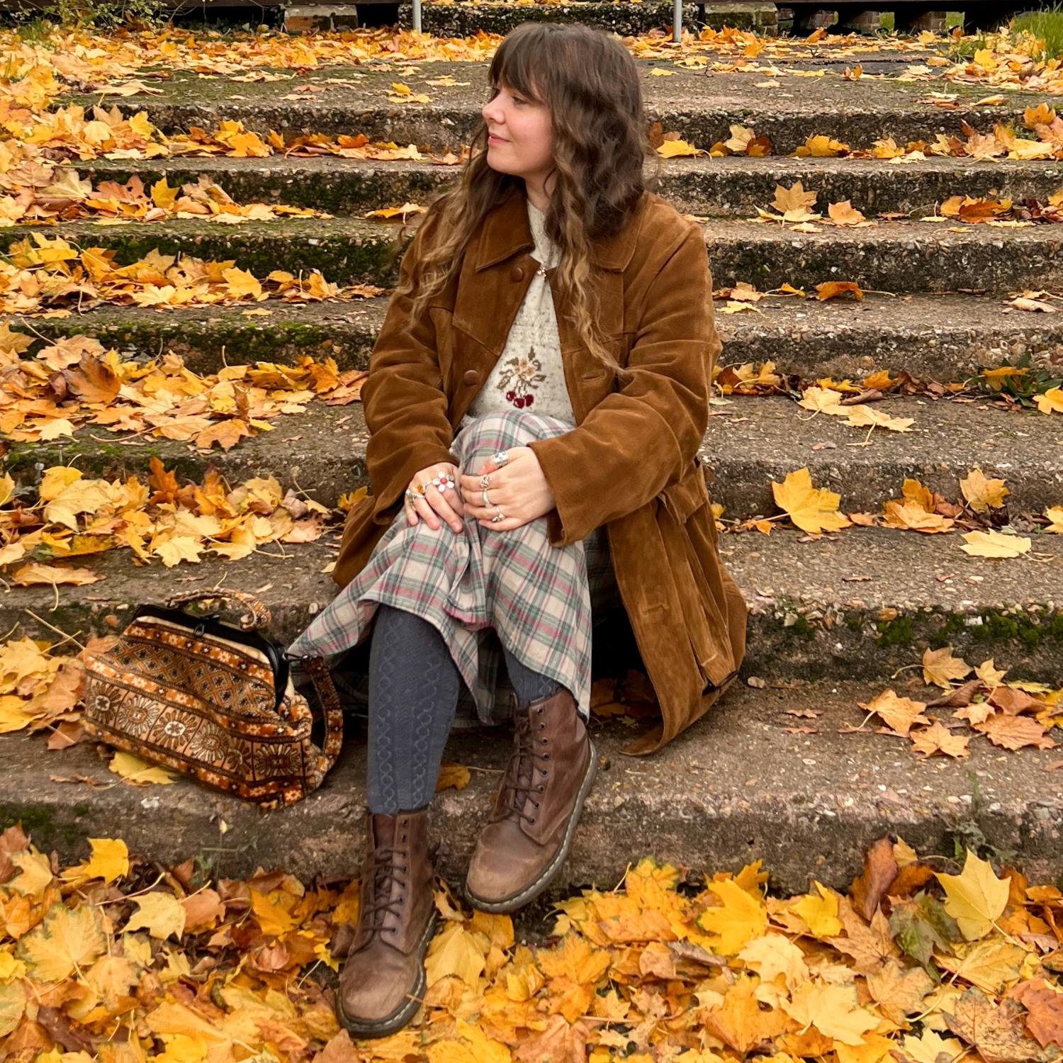 Grannies Cable Knit Wool Tights V2 - Slate