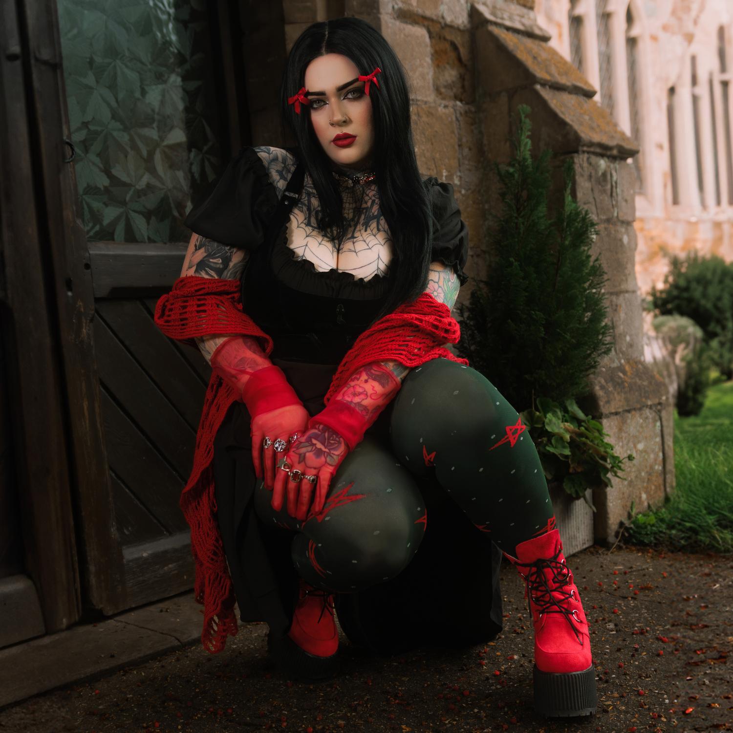 80 Denier Opaque Tights - Woodland Magick