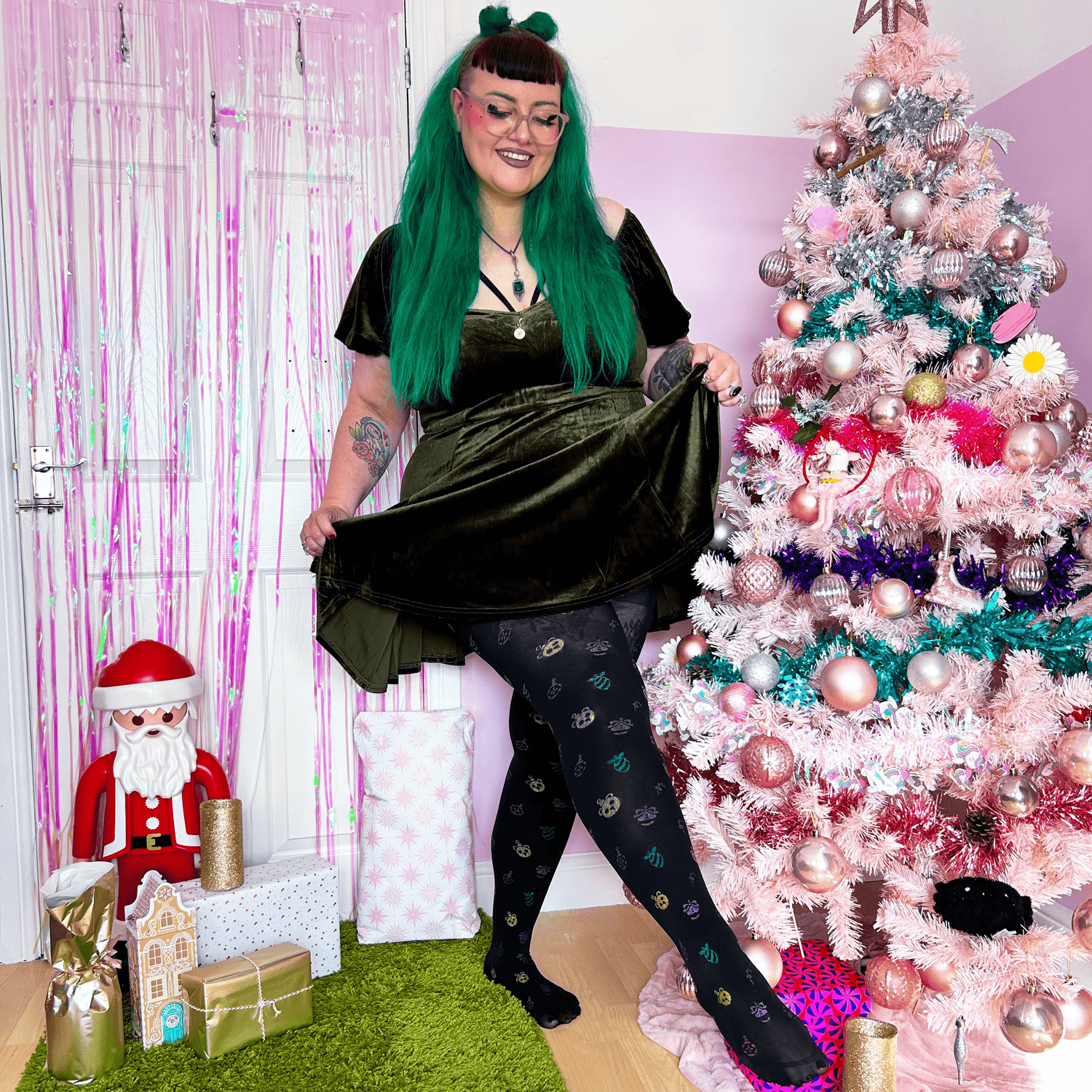 Christmas Tights - Deck the Halls