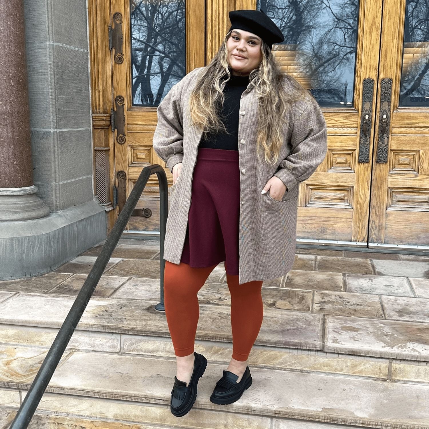 80 Denier Footless Tights - Butternut