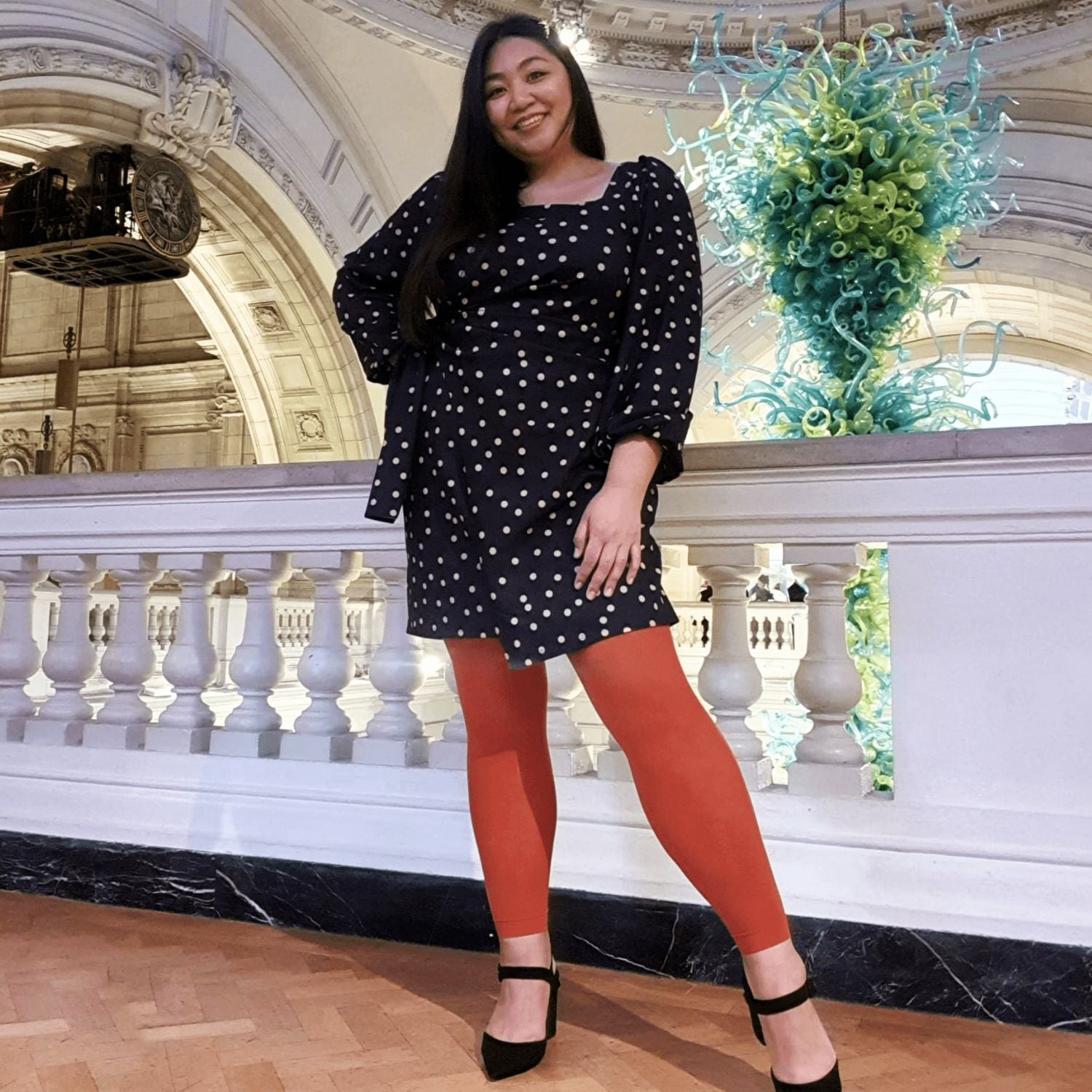 80 Denier Footless Tights - Butternut