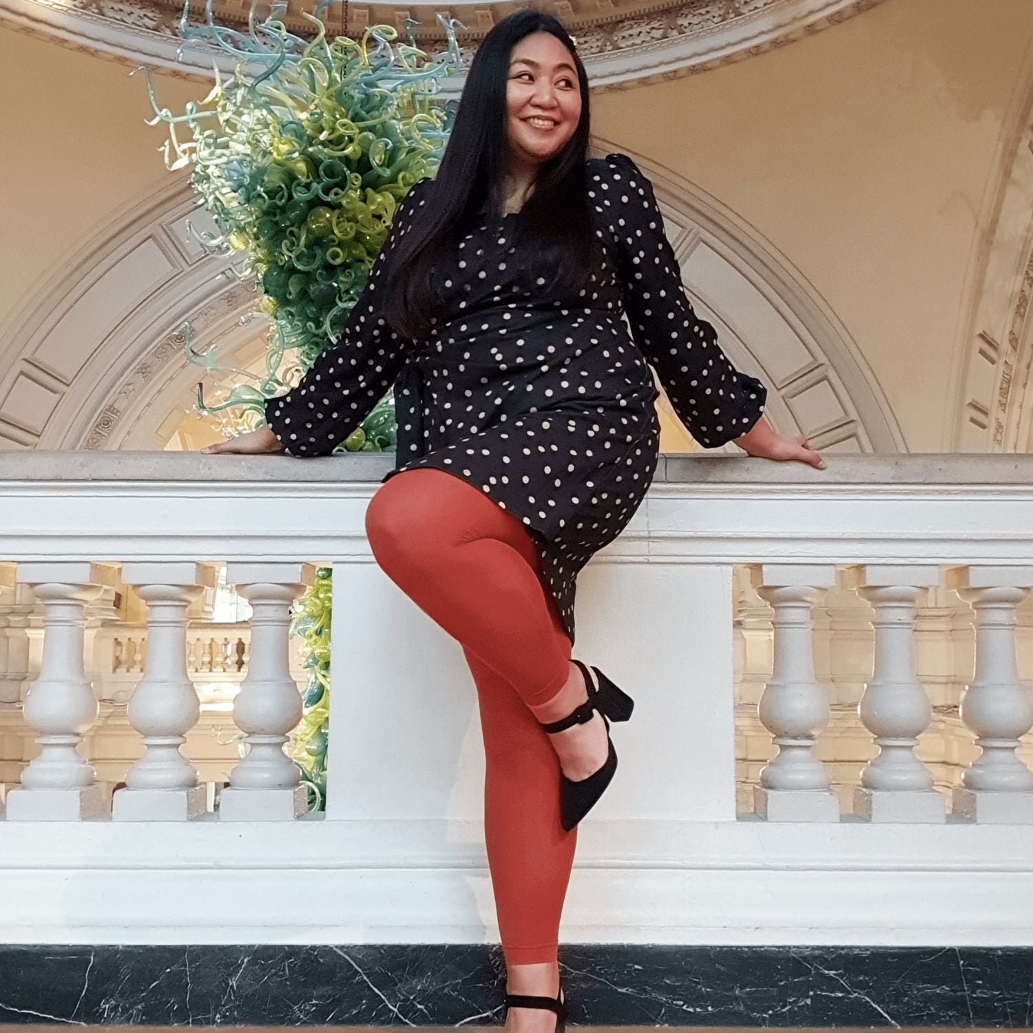 80 Denier Footless Tights - Butternut