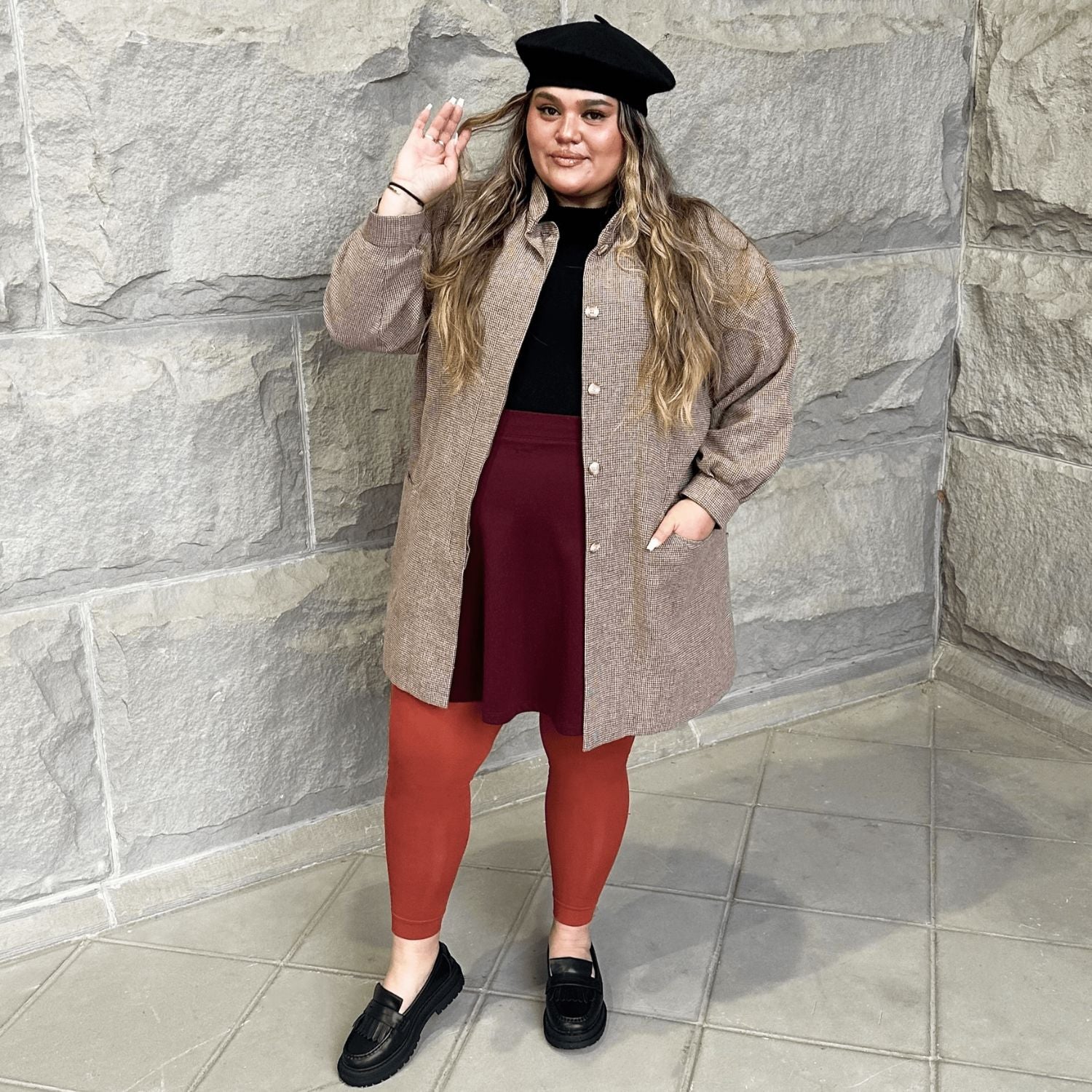 80 Denier Footless Tights - Butternut