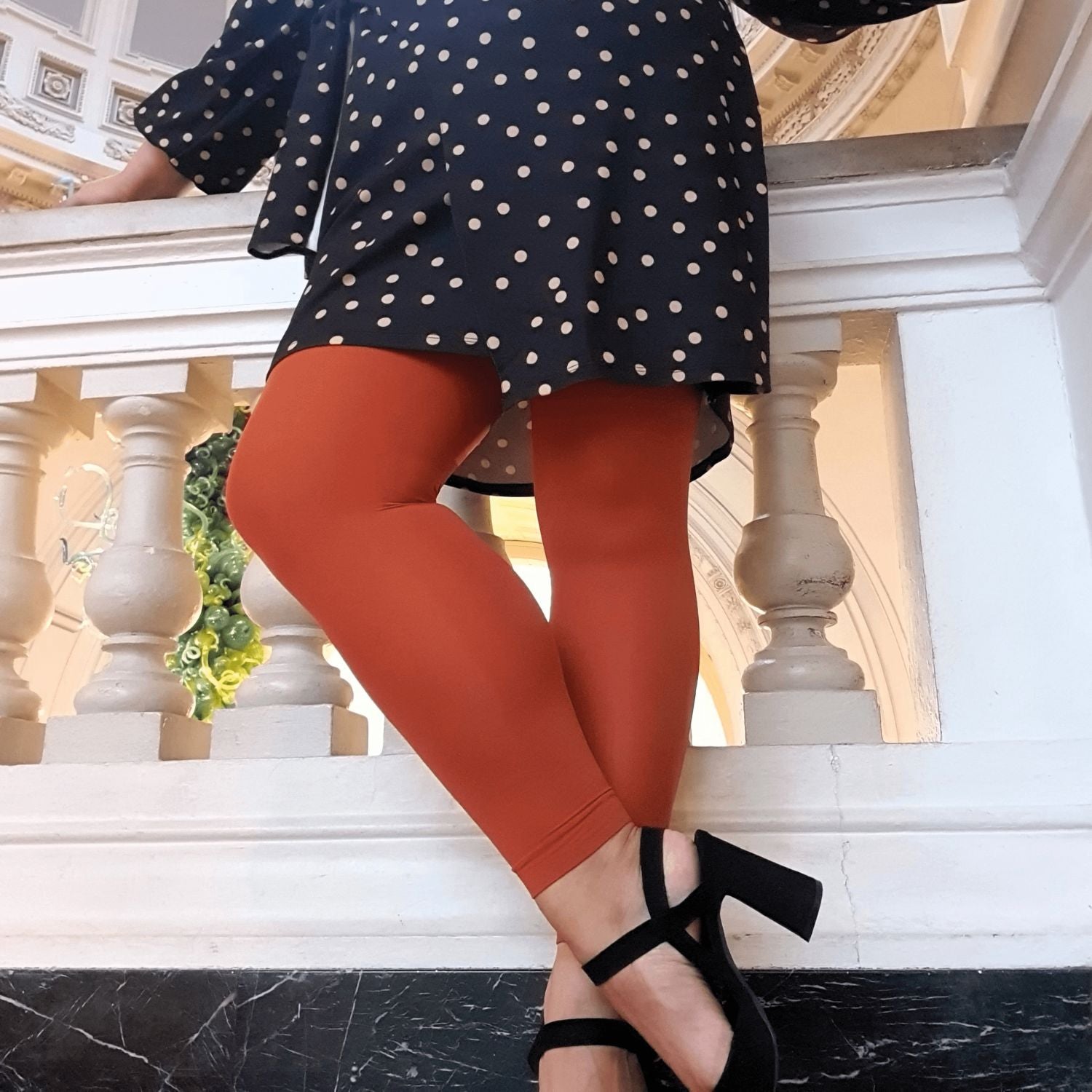 80 Denier Footless Tights - Butternut