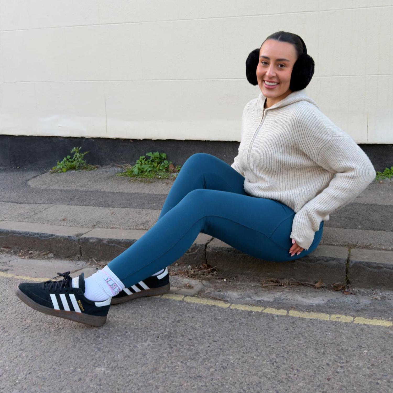 Squat Proof Leggings - Bone China