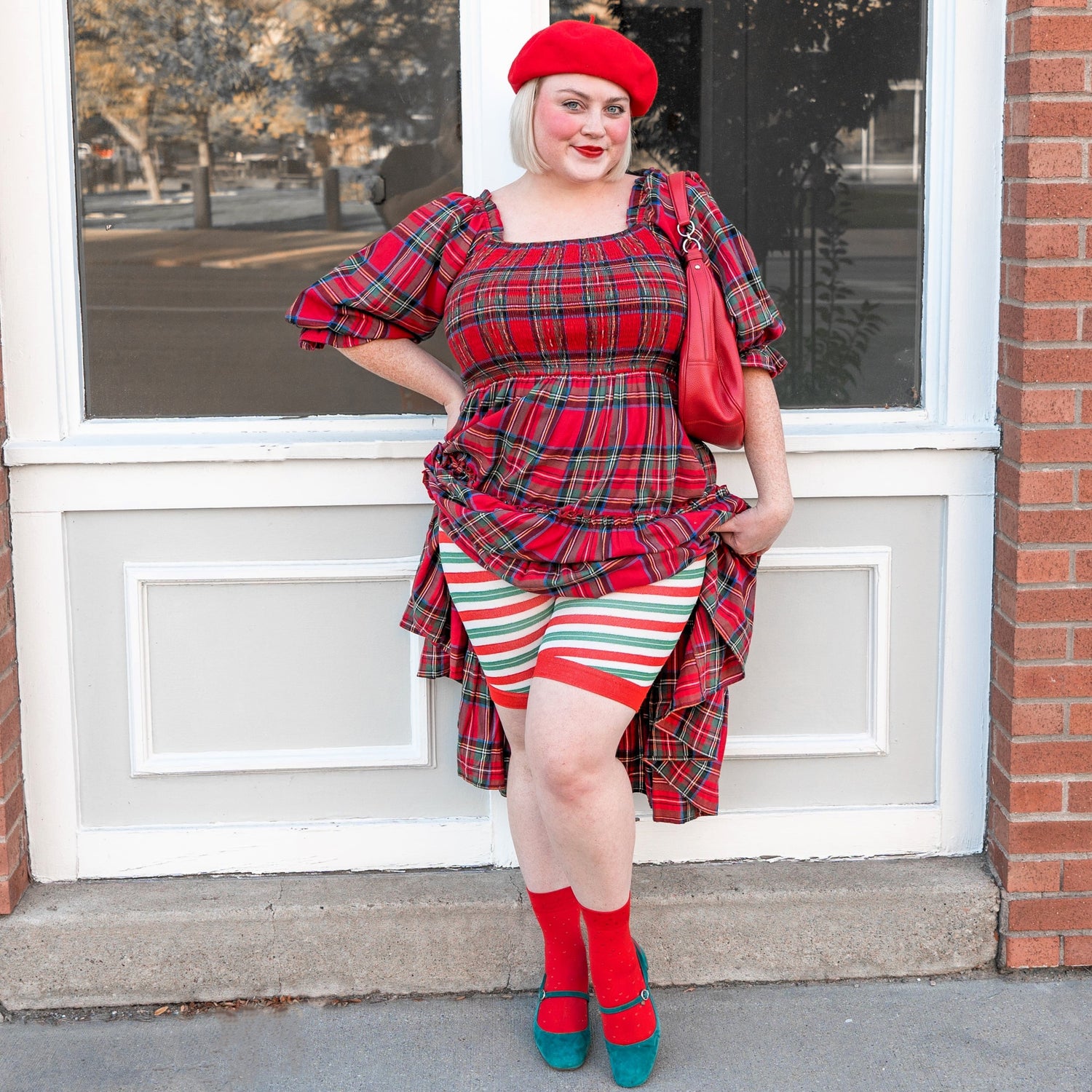 Christmas Chub Rub Shorts - Candied