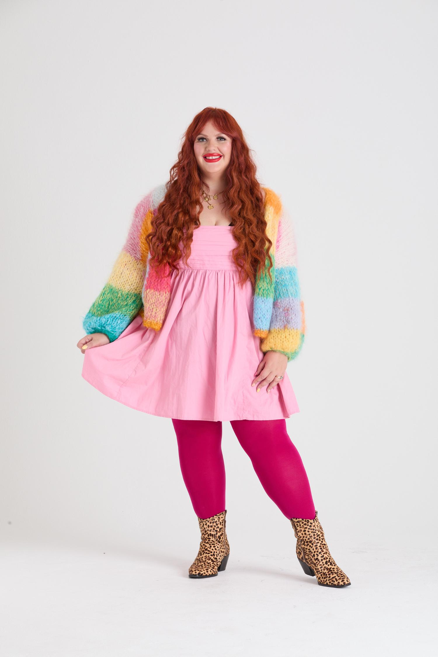 80 Denier Tights - Raspberry Pie