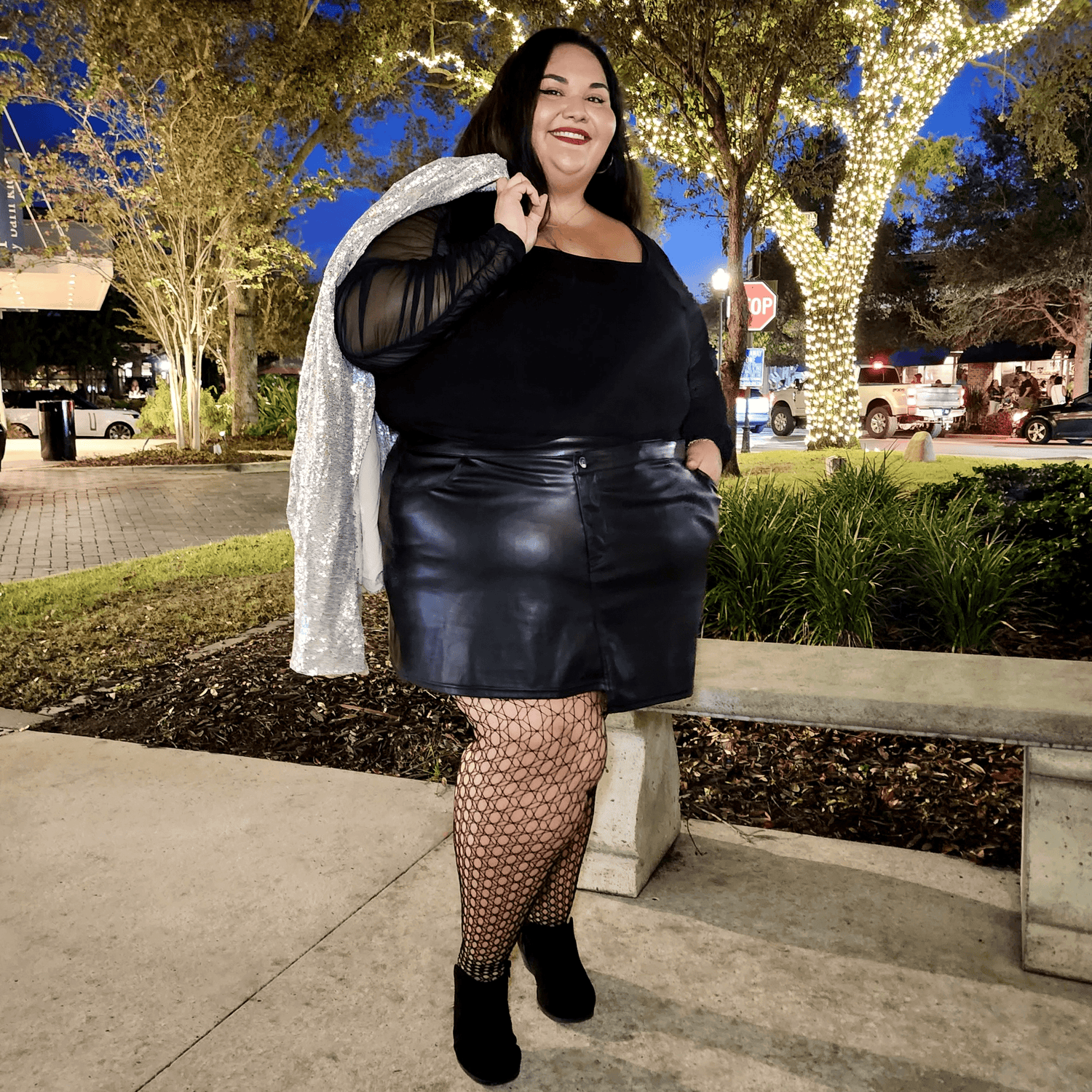 Gilded Glamour Fishnets