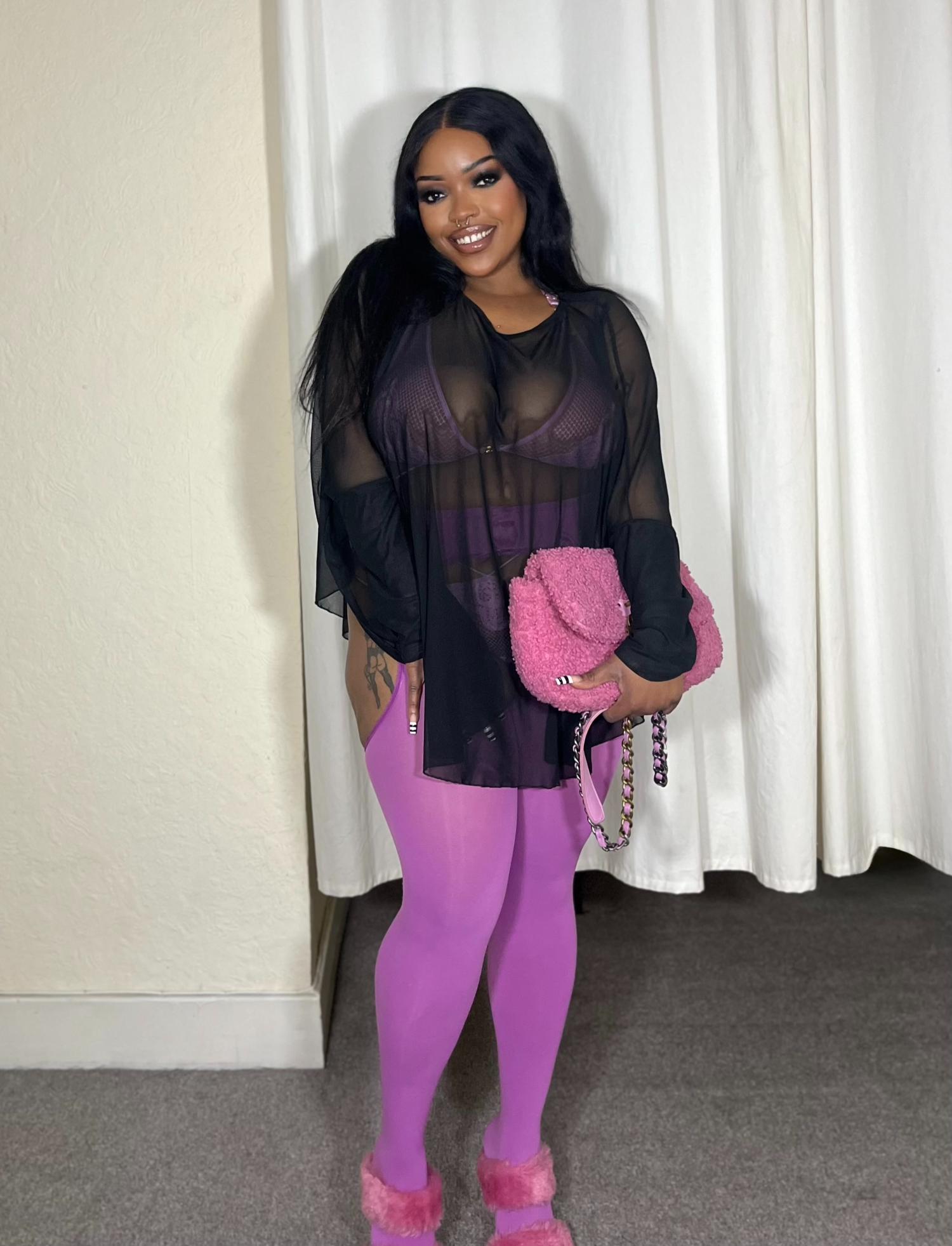 80 Denier Mock Garters - Dolly