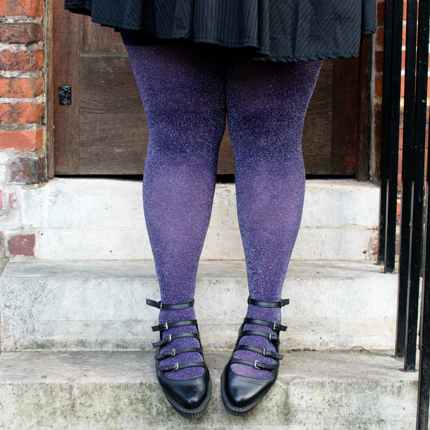 Lux Sparkle Tights - Amethyst