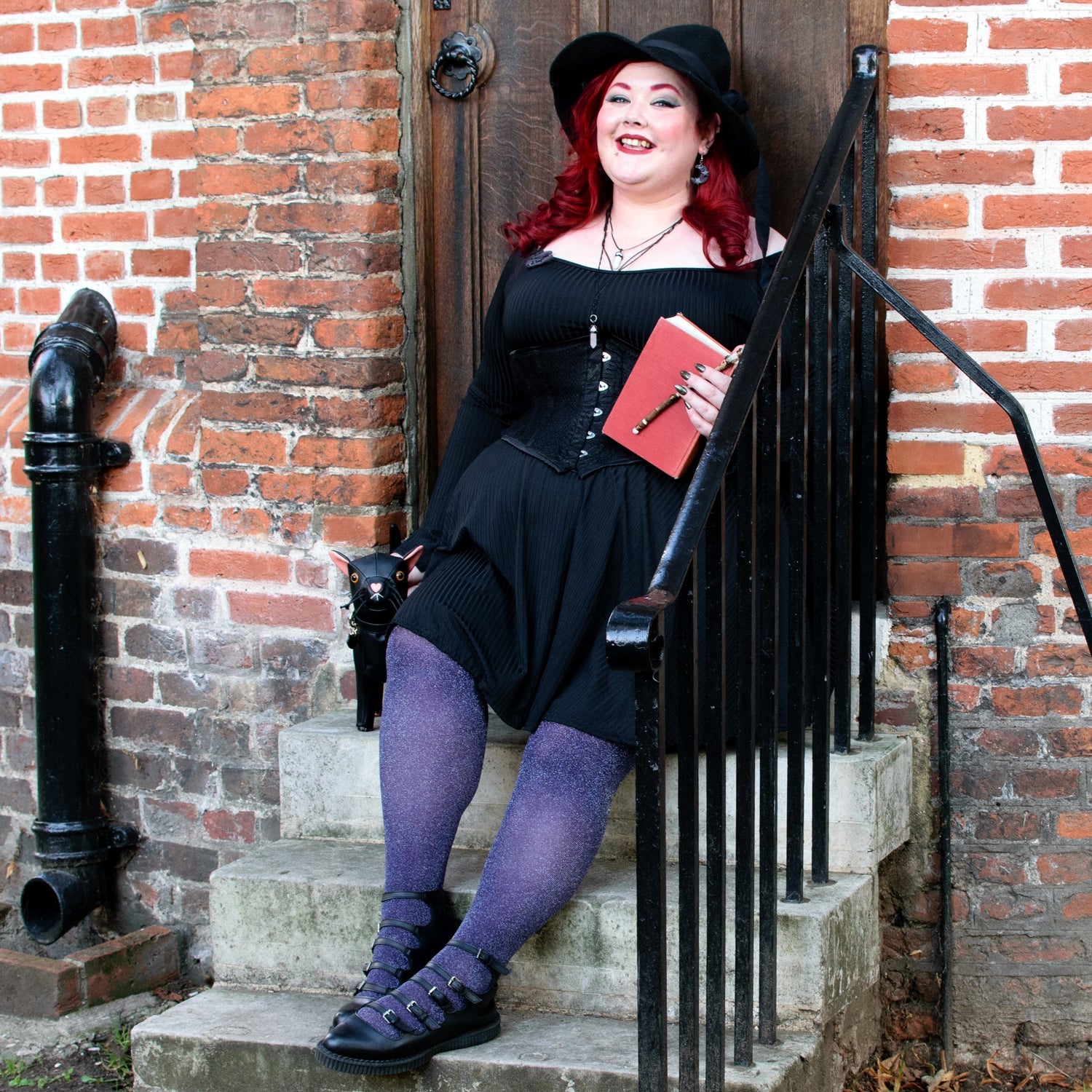 Lux Sparkle Tights - Amethyst