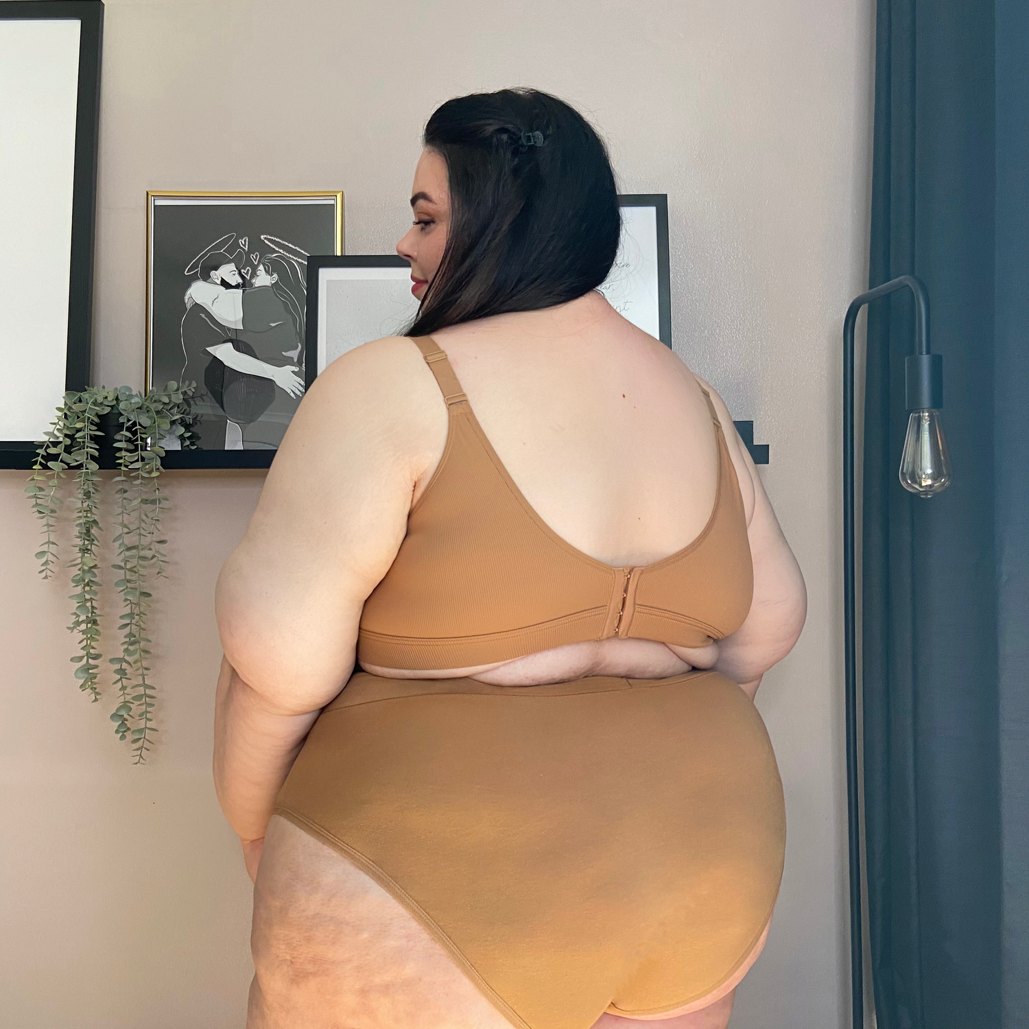 Everyday Ribbed Bra - Caramel