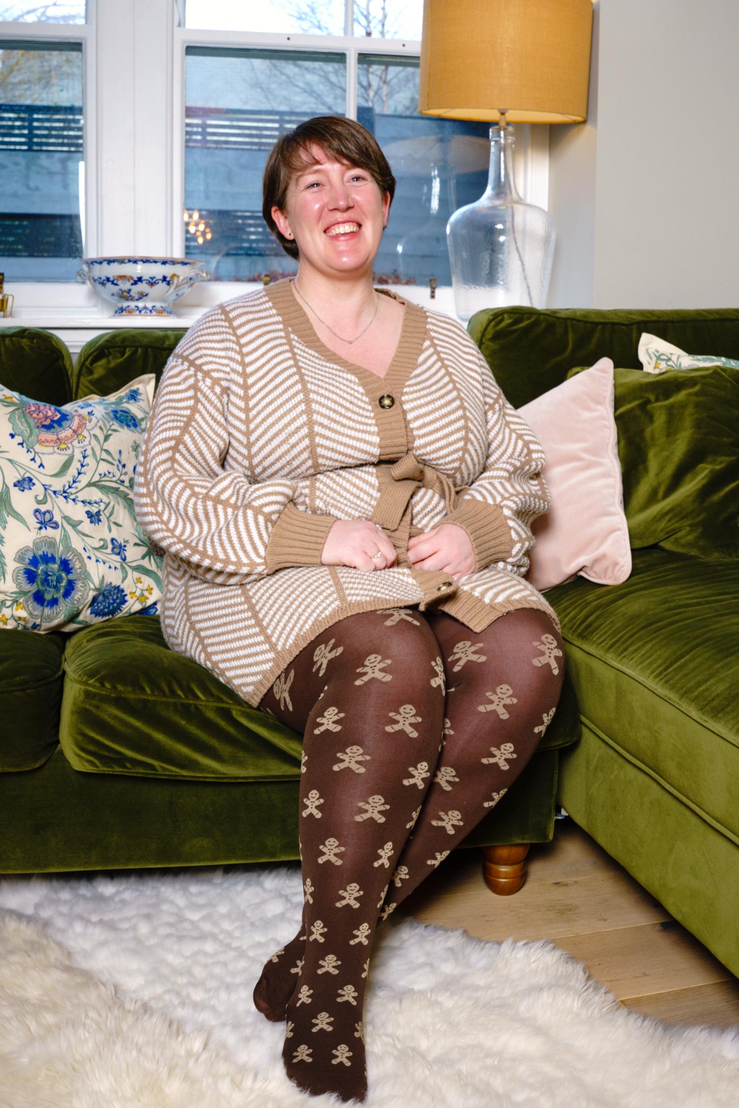 120 Denier Tights - Can't Catch Me - Hot Chocolate