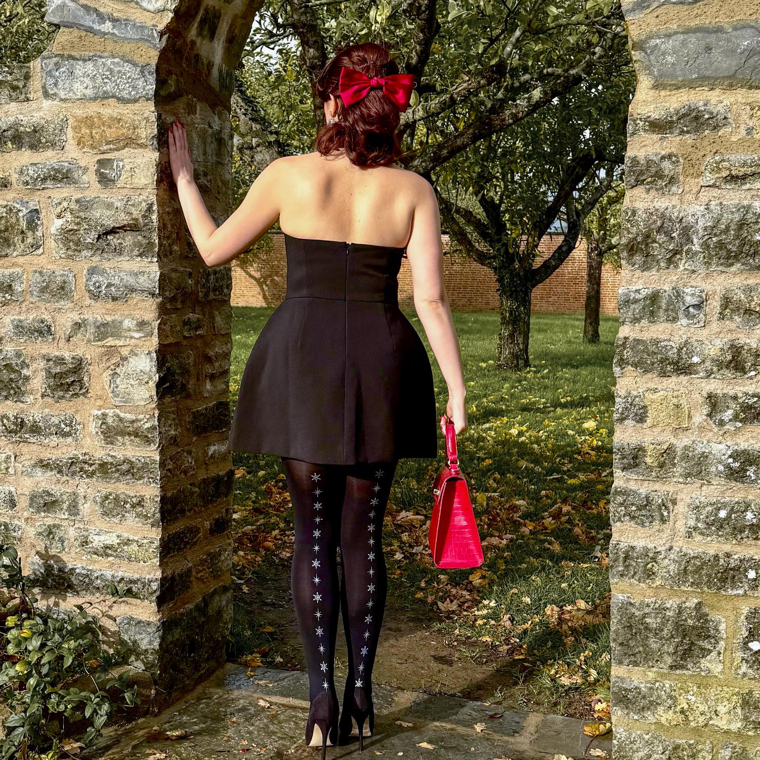 80 Denier Opaque Tights - Starlight Seam