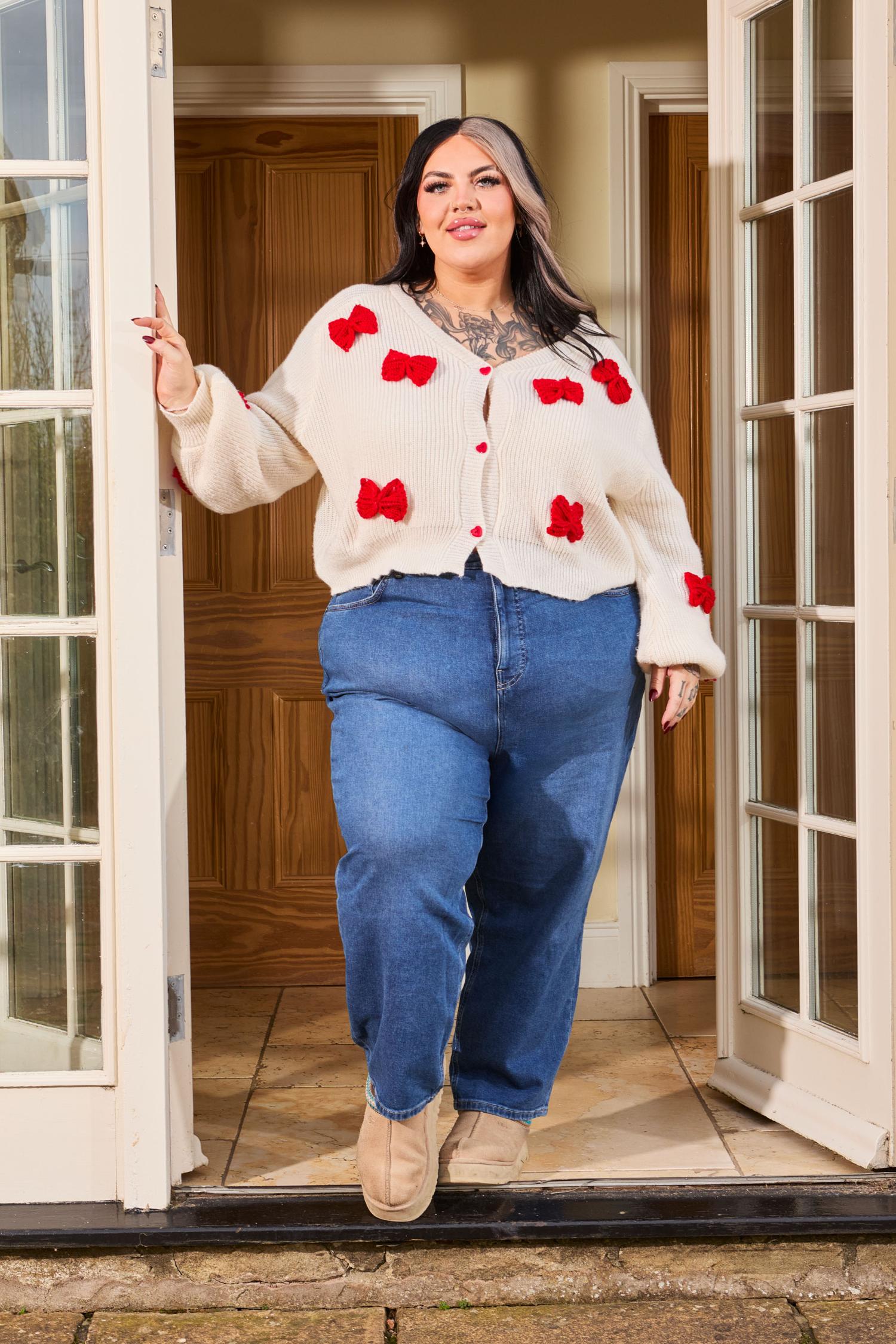 Organic Mom Jeans - Atlantic