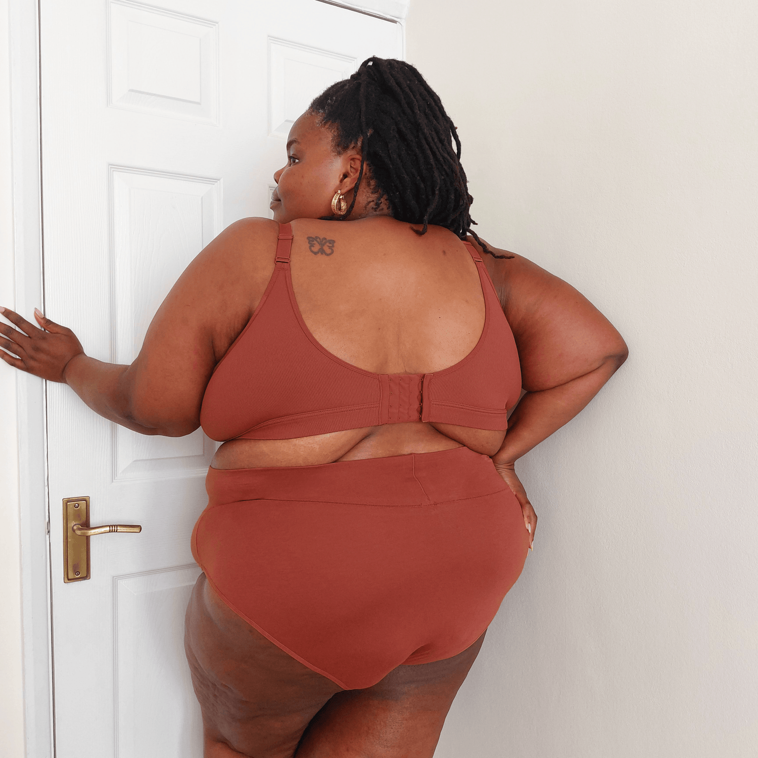 Everyday Ribbed Bra - Root Beer