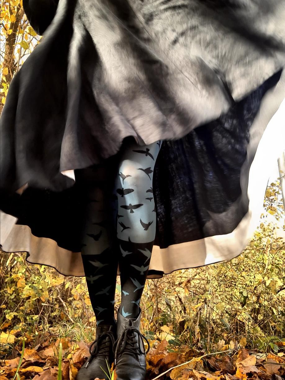 The Birds 80 Denier Tights - Aurora