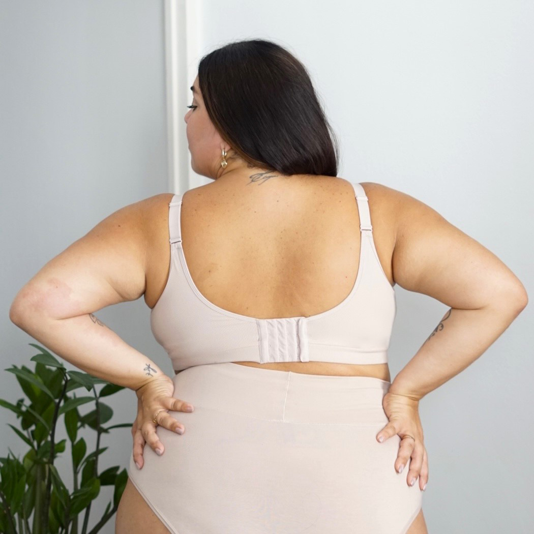 Everyday Ribbed Bra - Milk Bottle