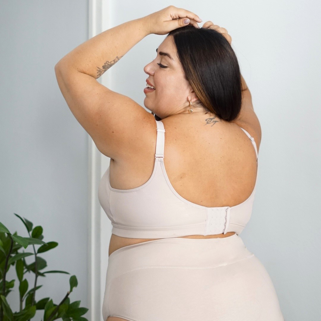 Everyday Ribbed Bra - Milk Bottle