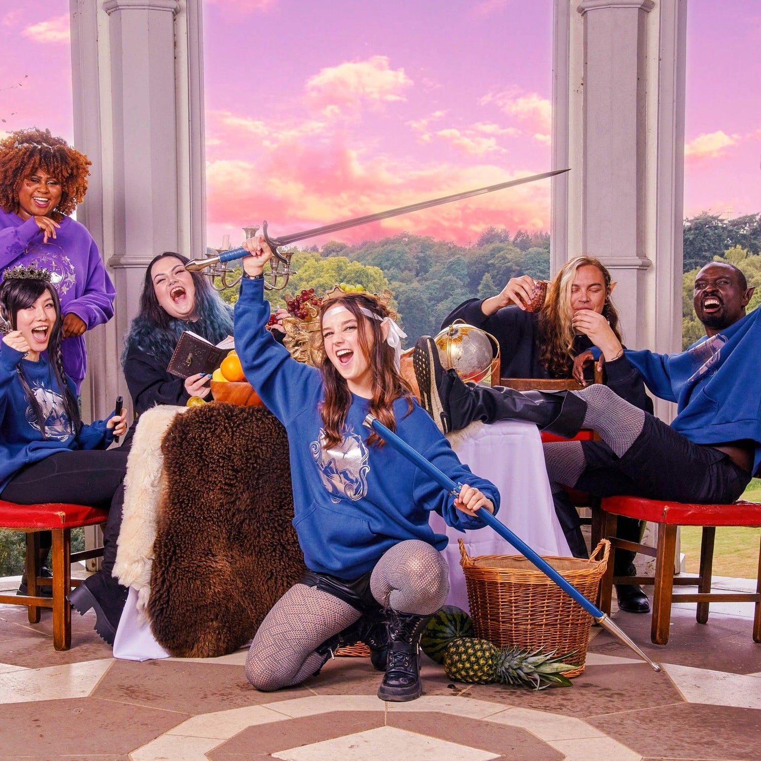 ACOTAR Crew Neck Sweatshirt - Night Court - Snag