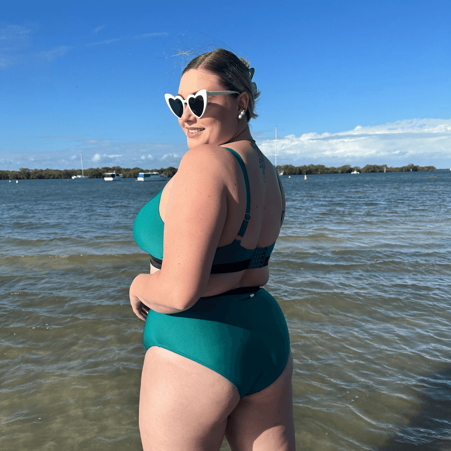 Bikini Bottoms - Hasta La Vista - Teal - Snag