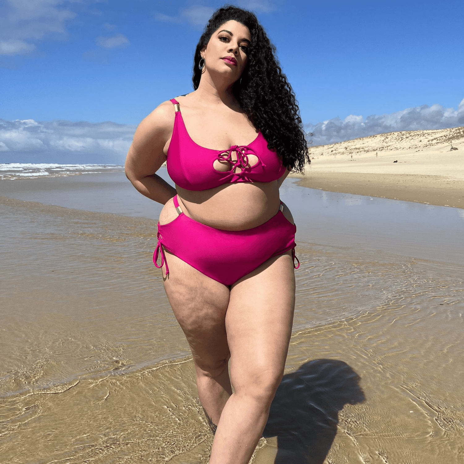 Bikini Bottoms - What Babe? - Hot Pink - Snag